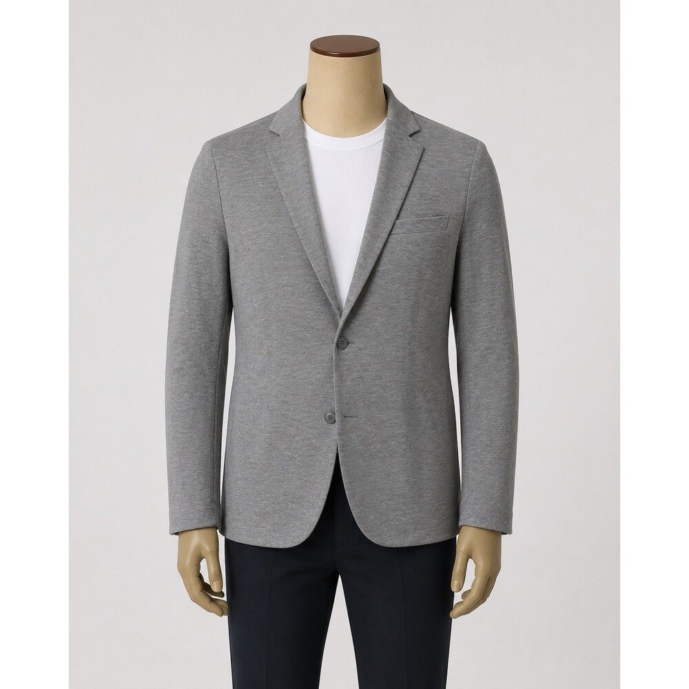 Vuori Gray Performance Knit Blazer Sport Coat Lightweight Stretch Men’s Large